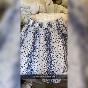 off-shoulder blouse :)